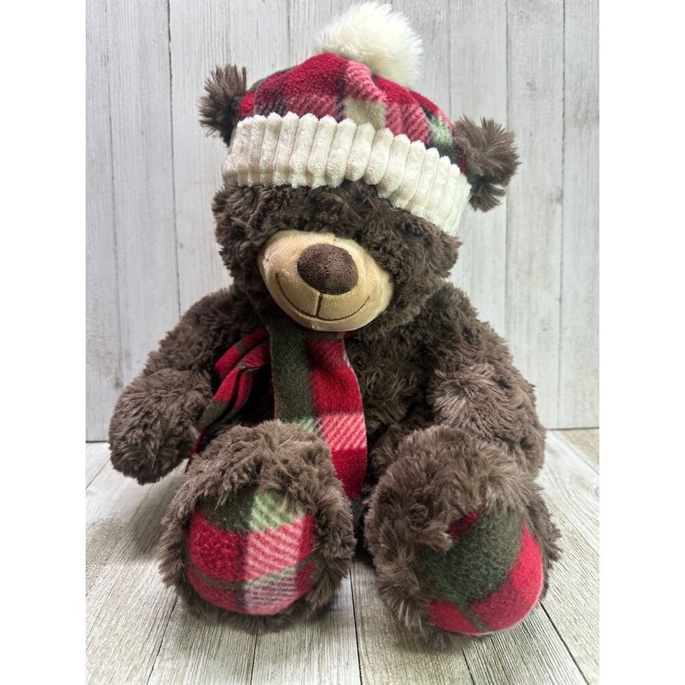 St. Jude Hospital Gentle Treasures Teddy Bear Plush Stuffed 2020 Plaid 16”